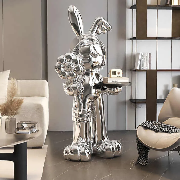 ديكورات أرضيات كبيرة برسومات أرانب كرتونية - Large Cartoon Rabbit Floor Decorations
