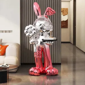 ديكورات أرضيات كبيرة برسومات أرانب كرتونية - Large Cartoon Rabbit Floor Decorations