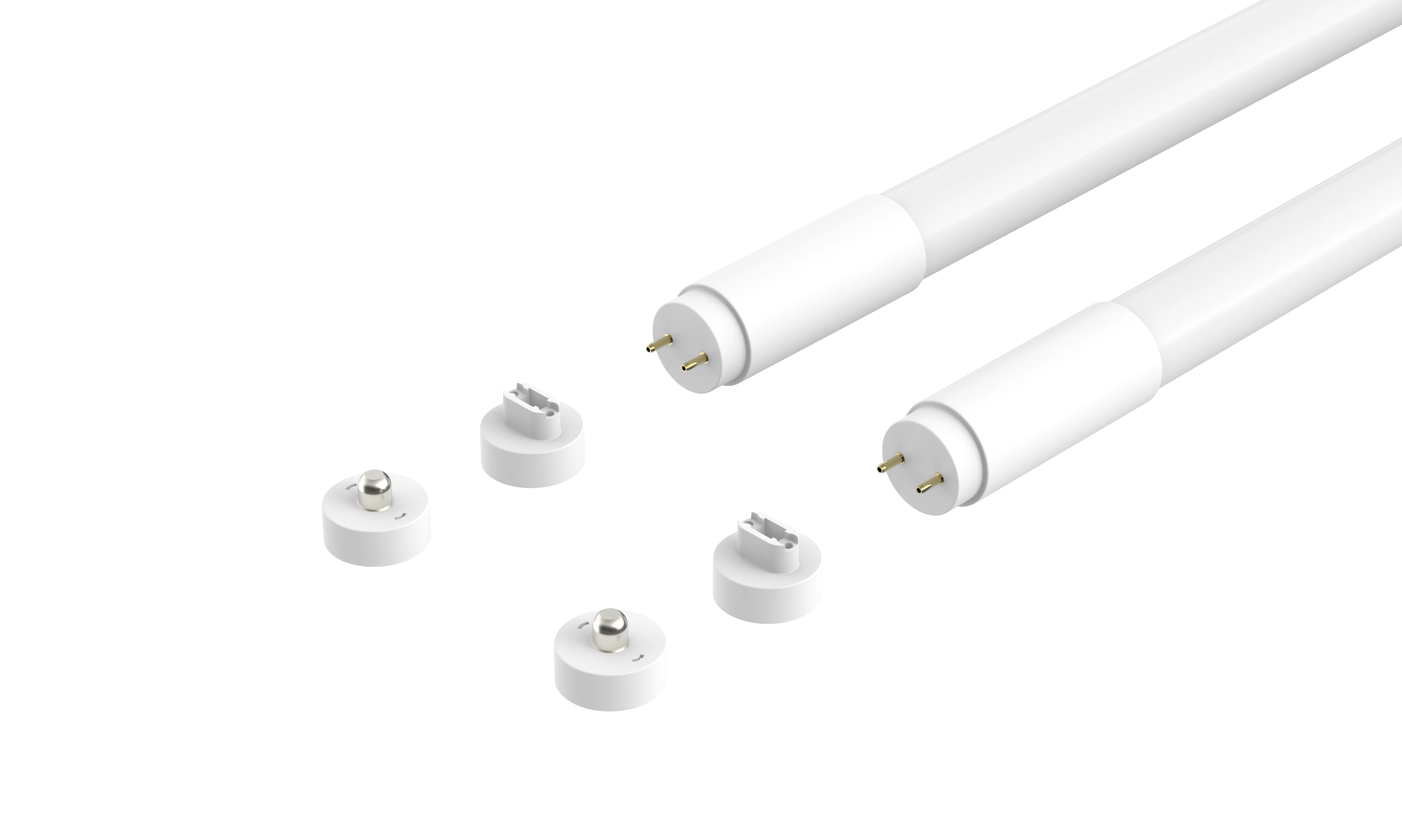 10PK 8FT Joinable LED T8 Tube Light, Type A B, Double End Power, 5200 Lumens, 42W, 4000K or 5000K, 120-277V