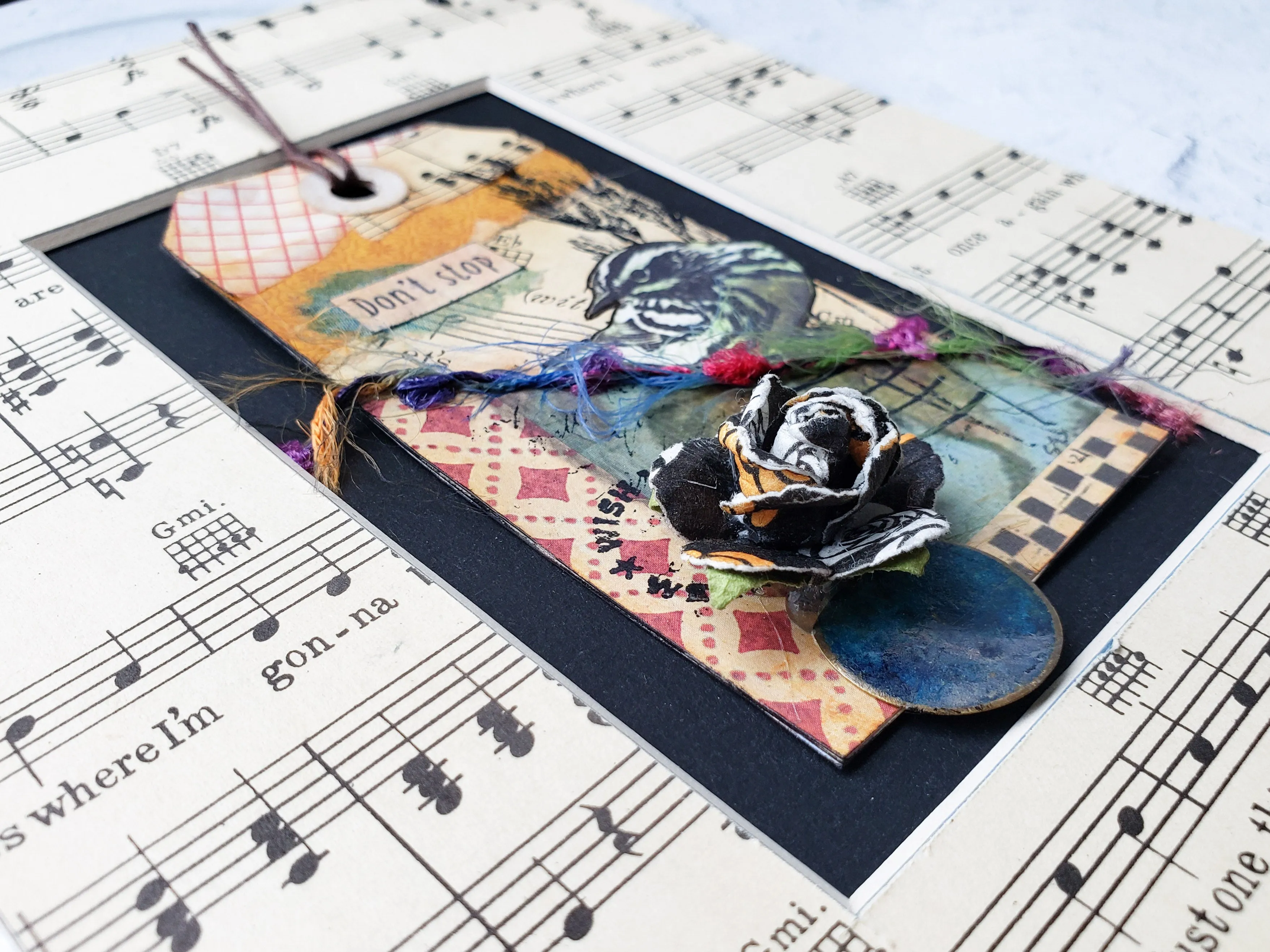 12 "Birds of Song" Collages by Sandra Eckert