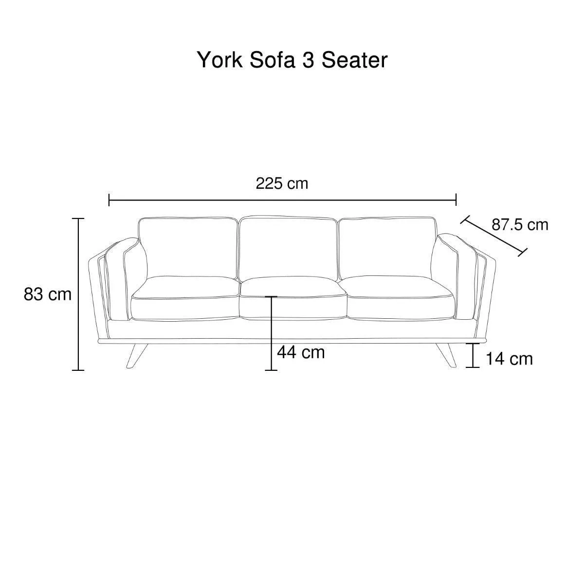 3 Seater Faux Sofa Brown Lounge Set for Living Room Couch with Wooden Frame
