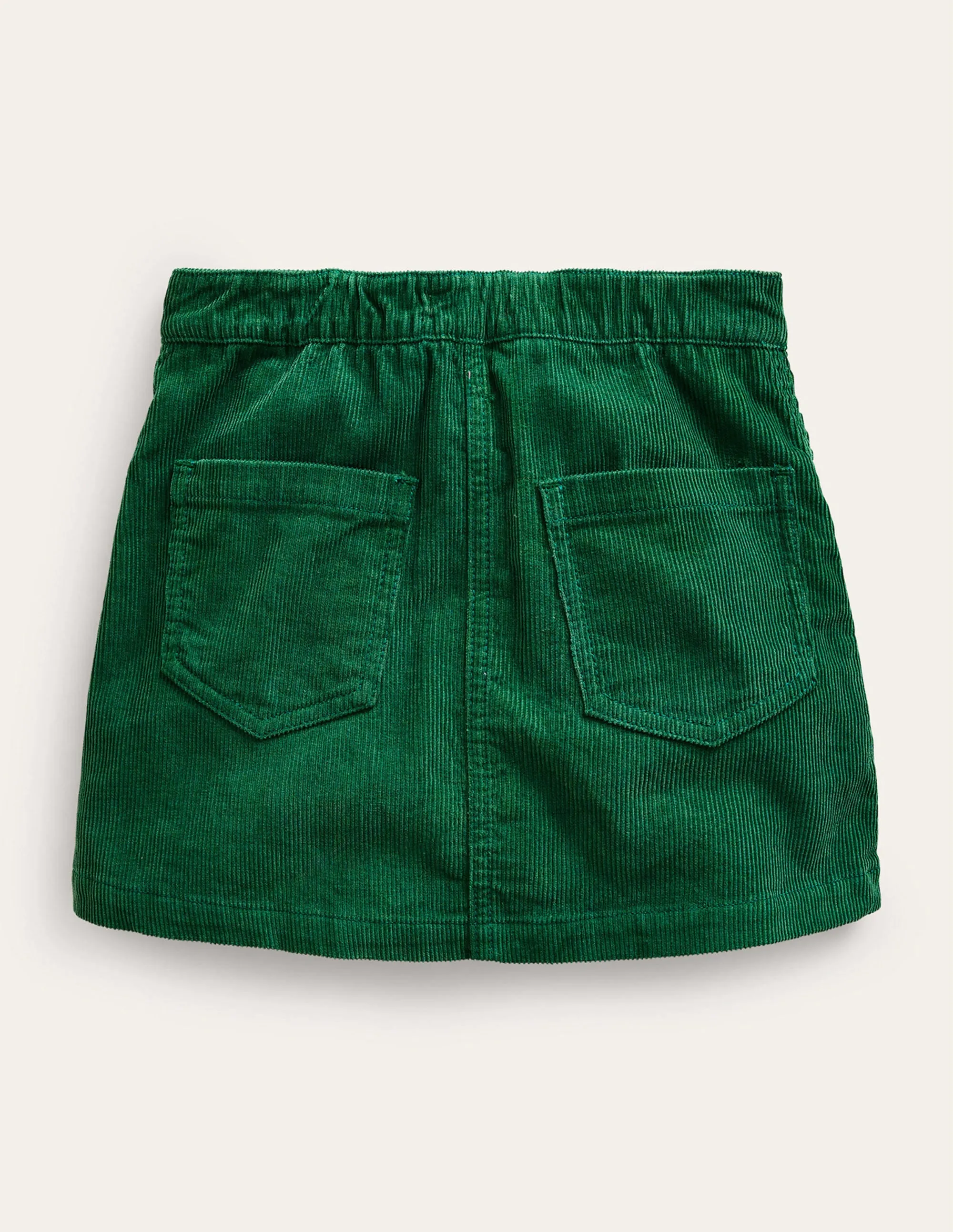 A-Line Mini Skirt-Deep Green