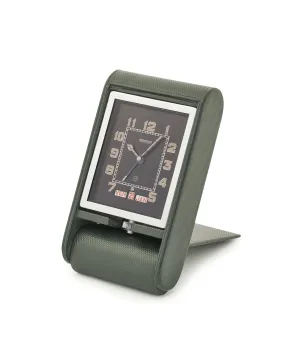 Ados Triple Calendar | Steel & Green Leather
