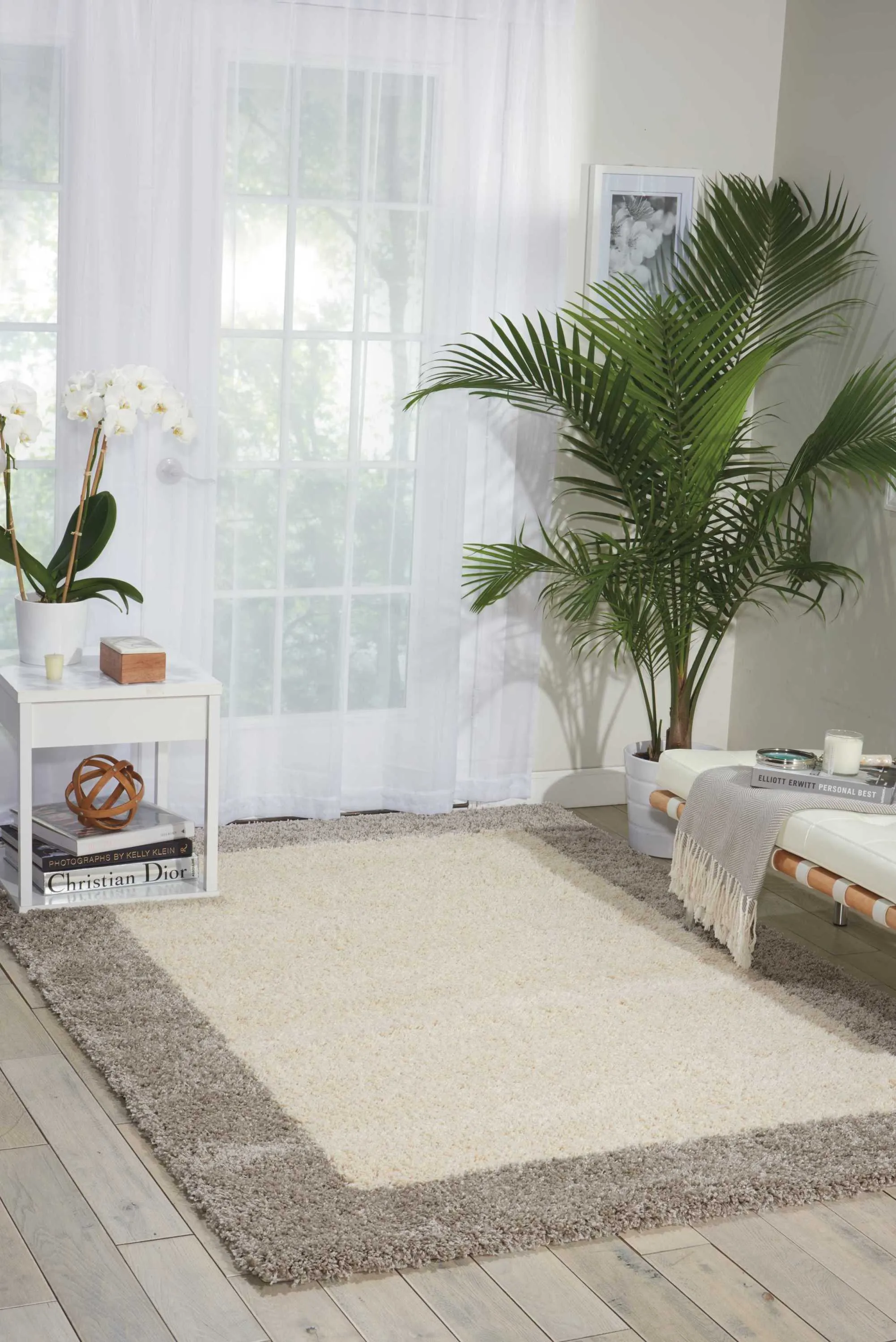 Amore Ivory/Silver Rug
