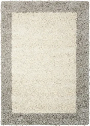 Amore Ivory/Silver Rug