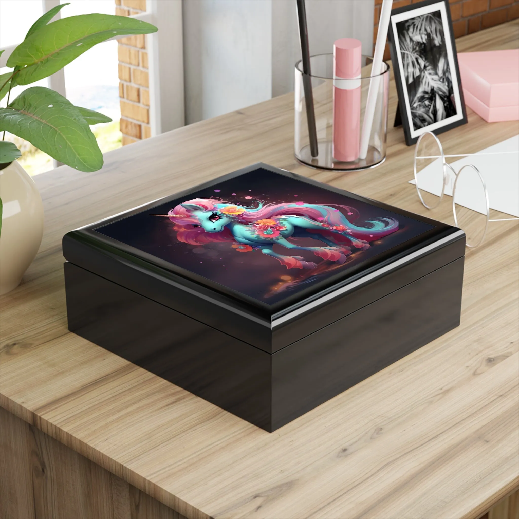 Anime Style Unicorn Gift & Jewelry Box