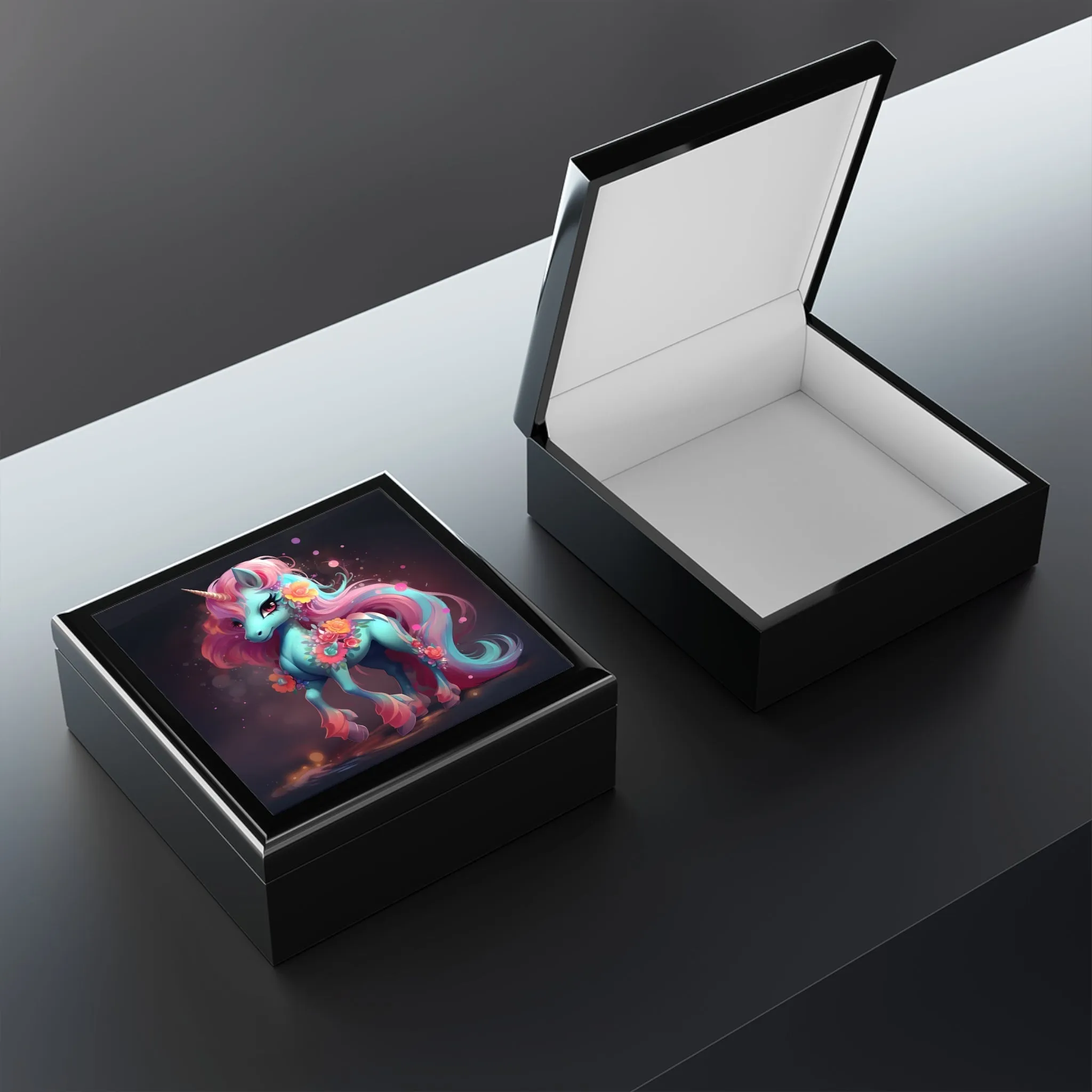 Anime Style Unicorn Gift & Jewelry Box