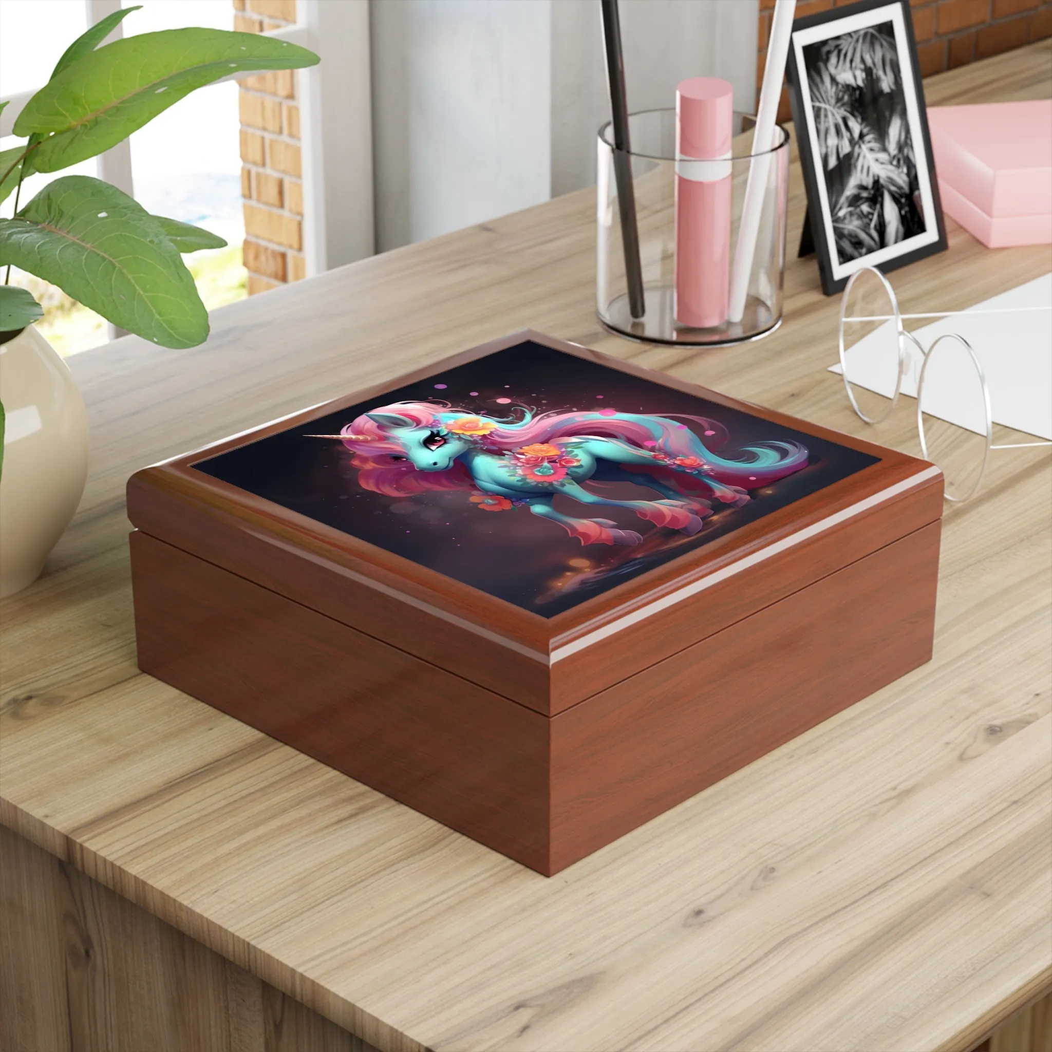 Anime Style Unicorn Gift & Jewelry Box