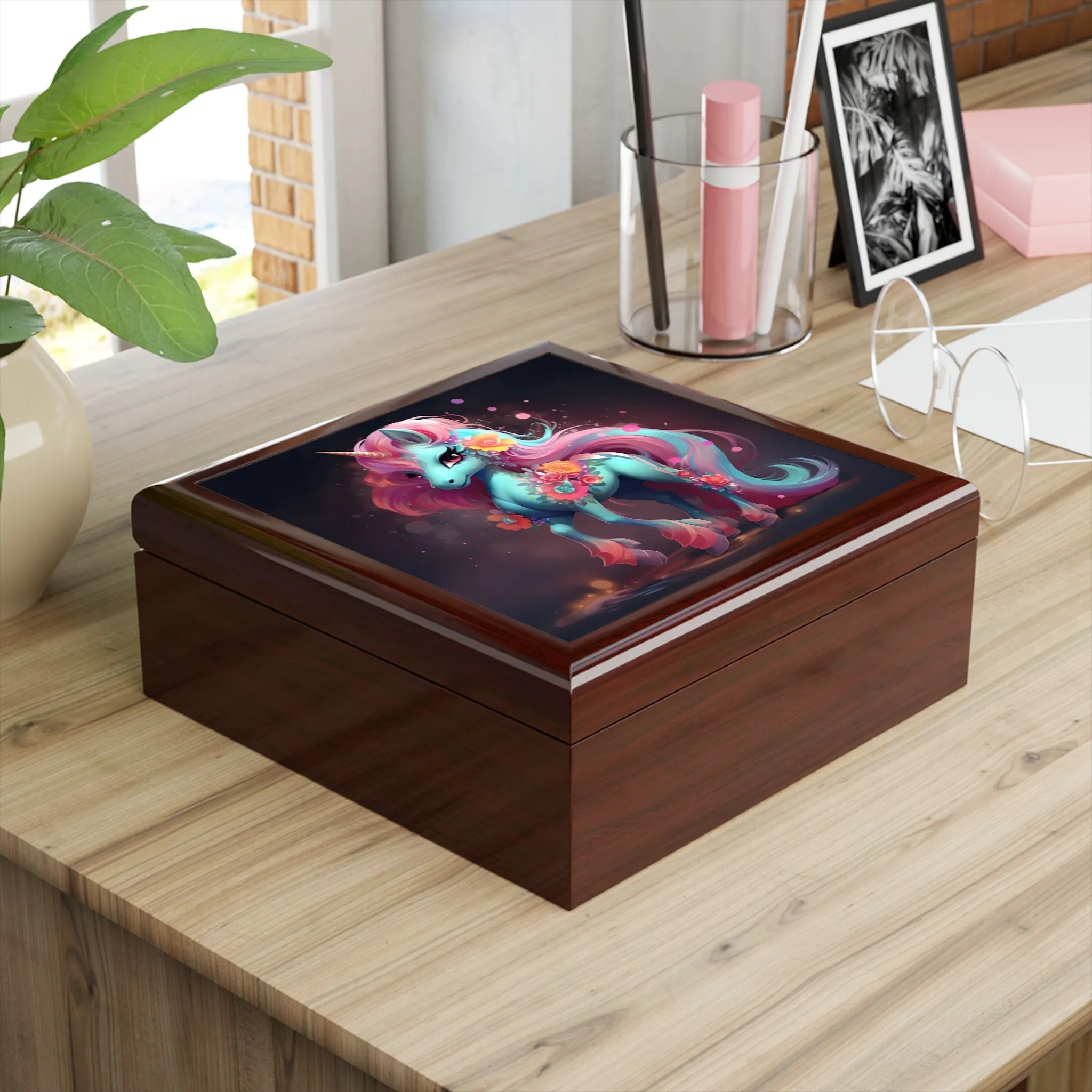 Anime Style Unicorn Gift & Jewelry Box
