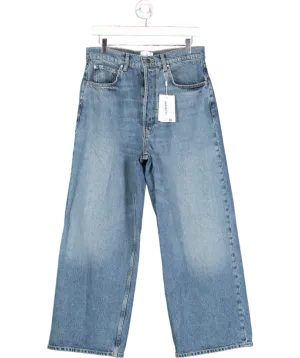 Anine Bing Blue Rick Denim Loose Wide Leg Jeans W31