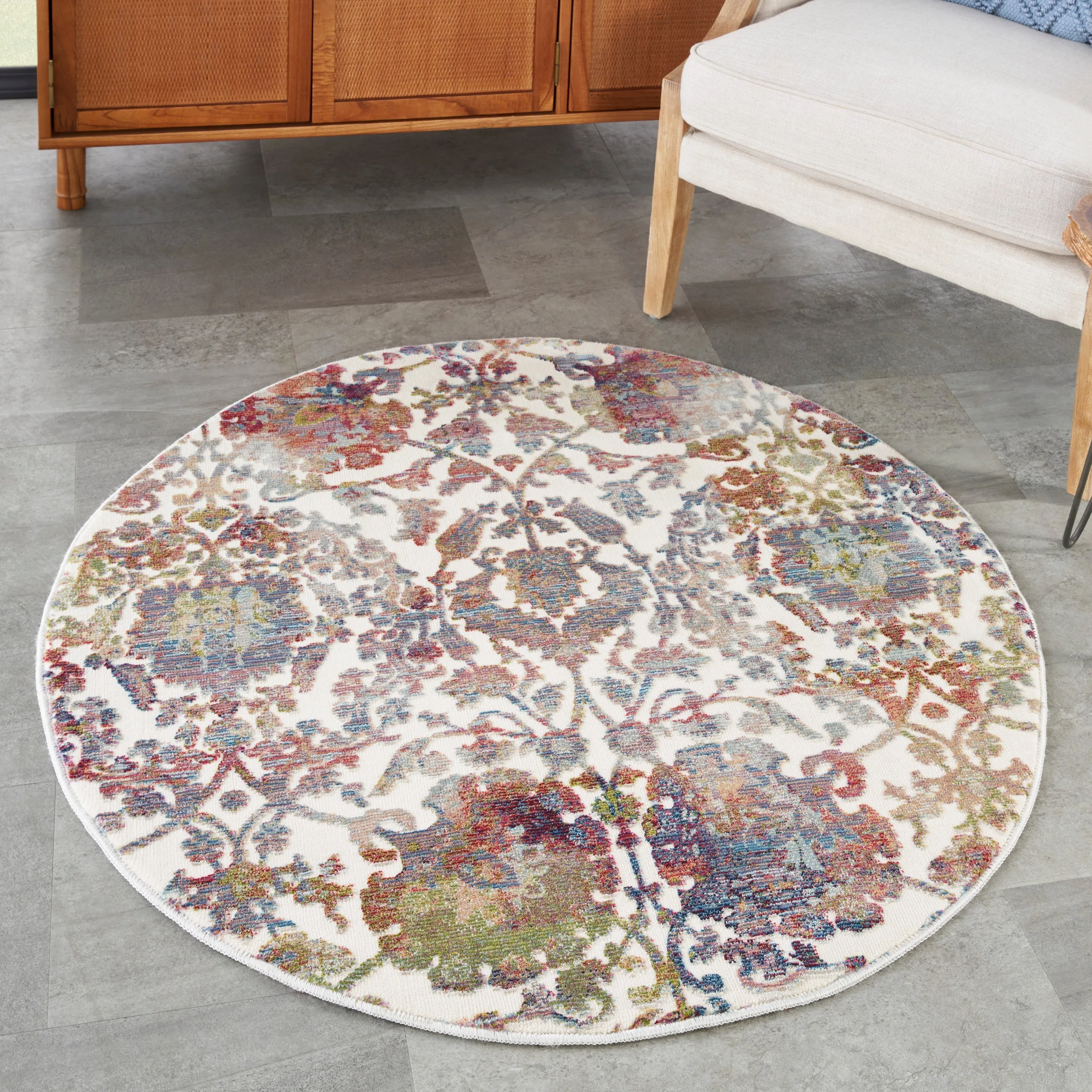 Ankara Global White/Multicolor Rug