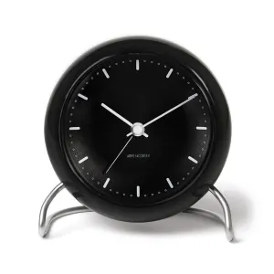 Arne Jacobsen - City Hall Alarm Clock - Black