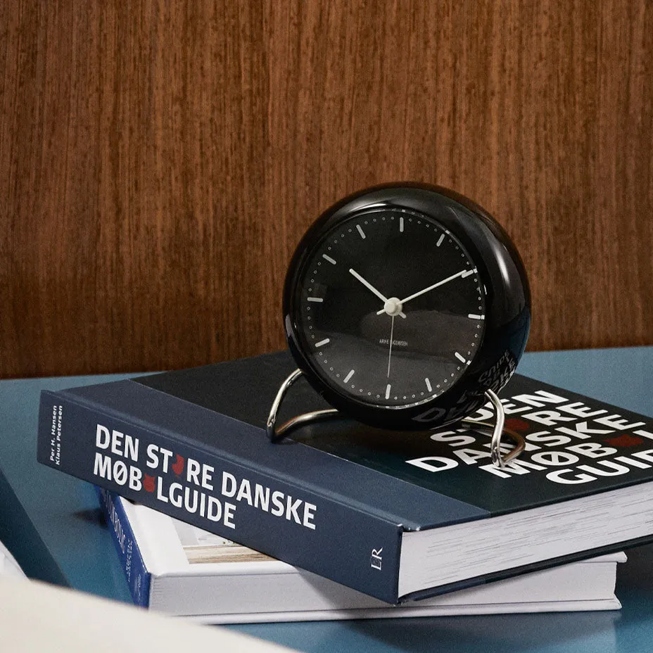 Arne Jacobsen - City Hall Alarm Clock - Black