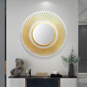 ArtisanGlow: Extra Large Handcrafted Wall Mirror