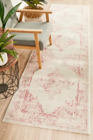 Arvin Power Loomed Rose Runner Rug