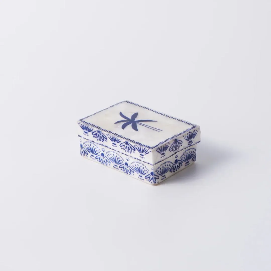 Atlantic Palm Box Blue