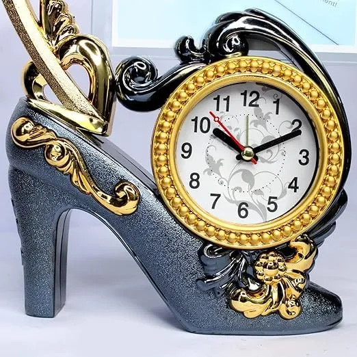 BAAL Decorative Table Clock for Home Bedroom and Office Use Ideal Gift for Friends and Family (Set of 1)