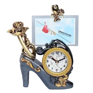 BAAL Decorative Table Clock for Home Bedroom and Office Use Ideal Gift for Friends and Family (Set of 1)