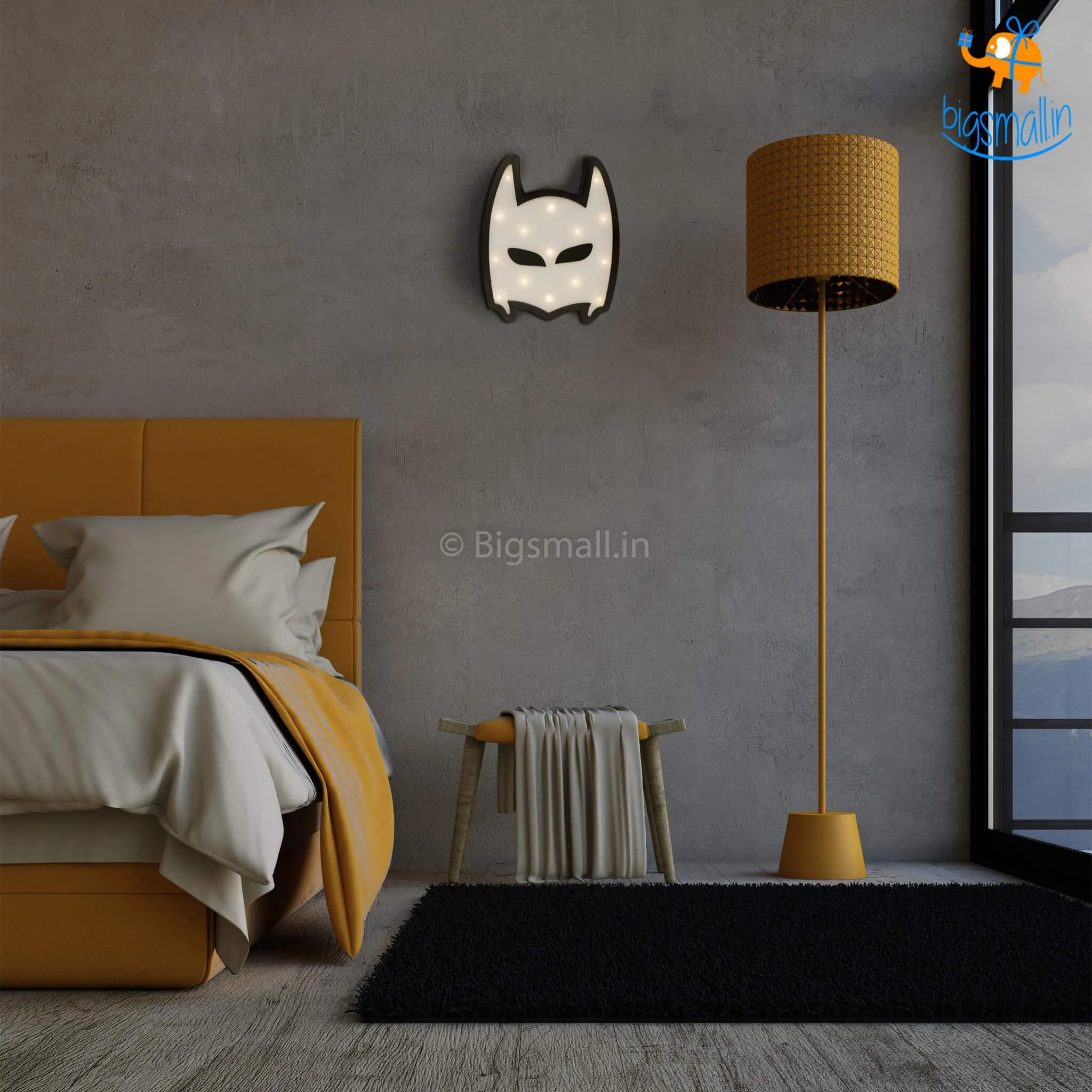 Batman Silhouette LED Lamp