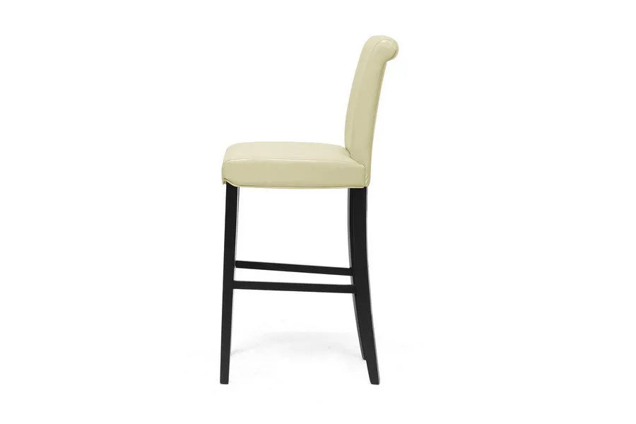 Baxton Studio Bianca Modern Bar Stool in Set of 2