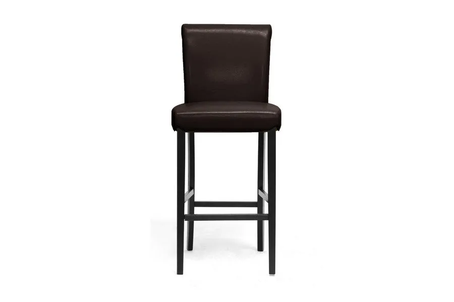 Baxton Studio Bianca Modern Bar Stool in Set of 2