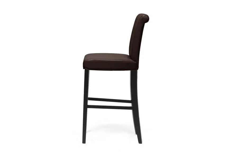 Baxton Studio Bianca Modern Bar Stool in Set of 2