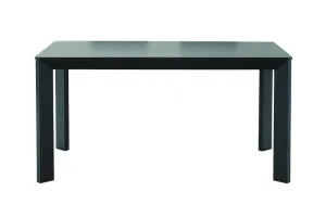 Baxton Studio Moira Black Wood Modern Dining Table