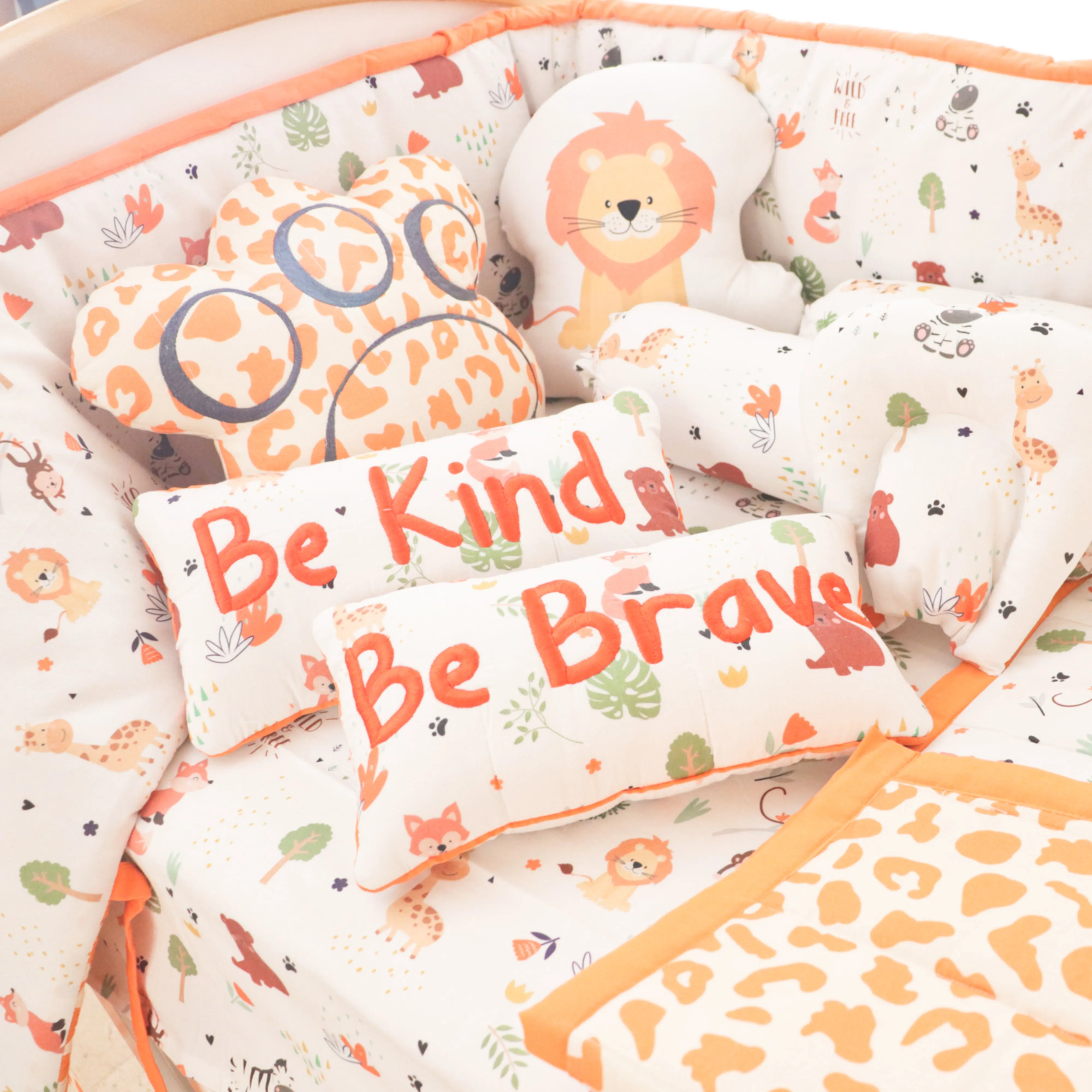 Be Brave, Be Kind - Throw Cushions (Set Of 2)