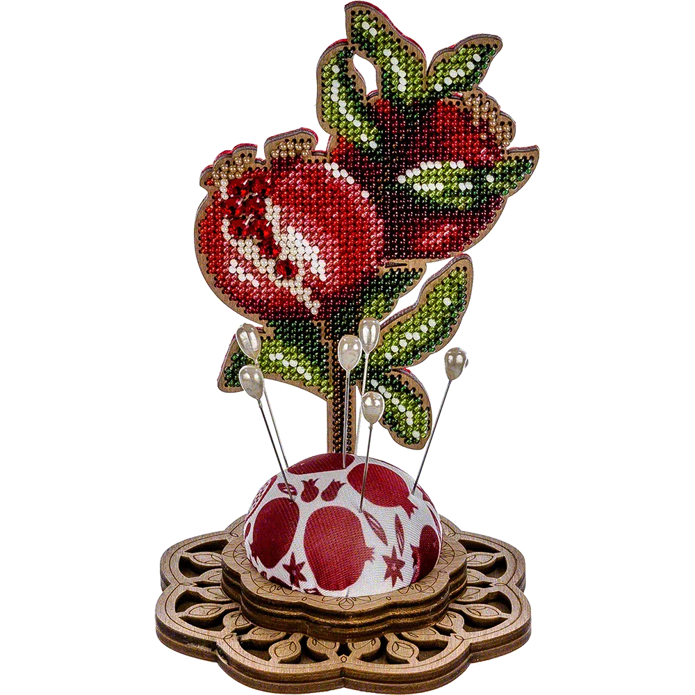 Bead embroidery kit on wood FLK-287