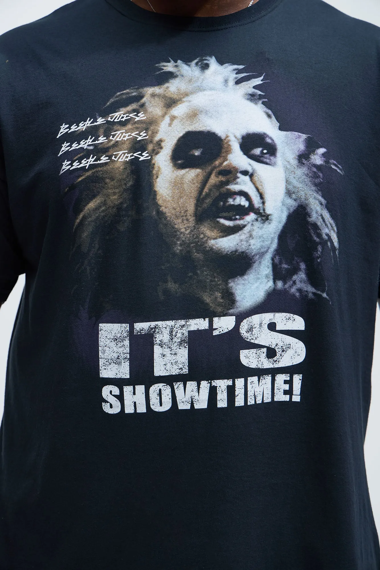 Beetle Juice Strange And Unusual Short Sleeve Tee - Black