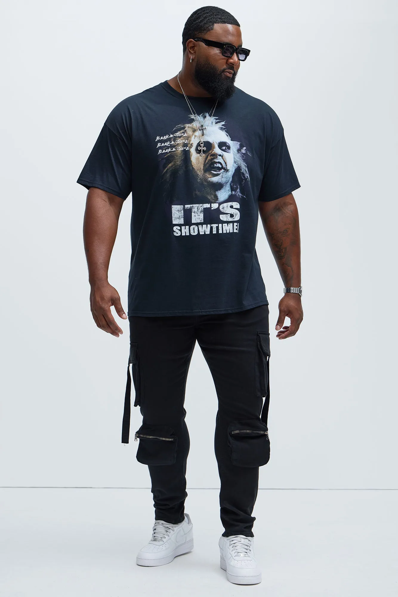 Beetle Juice Strange And Unusual Short Sleeve Tee - Black