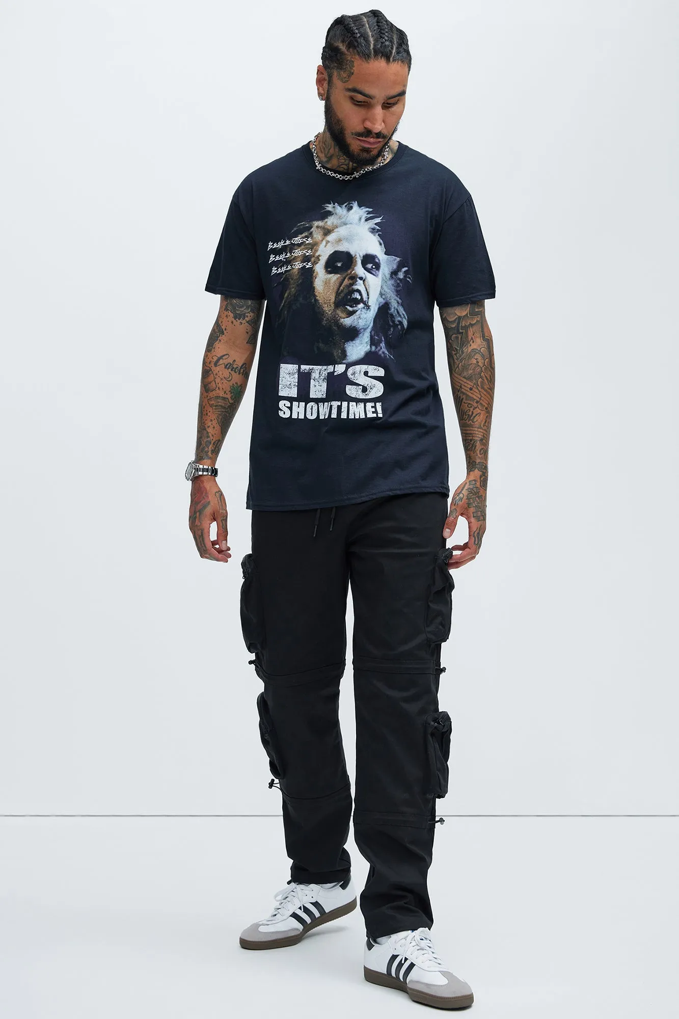 Beetle Juice Strange And Unusual Short Sleeve Tee - Black