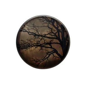 Black Tree Wooden Tray 24 x 24 x 2