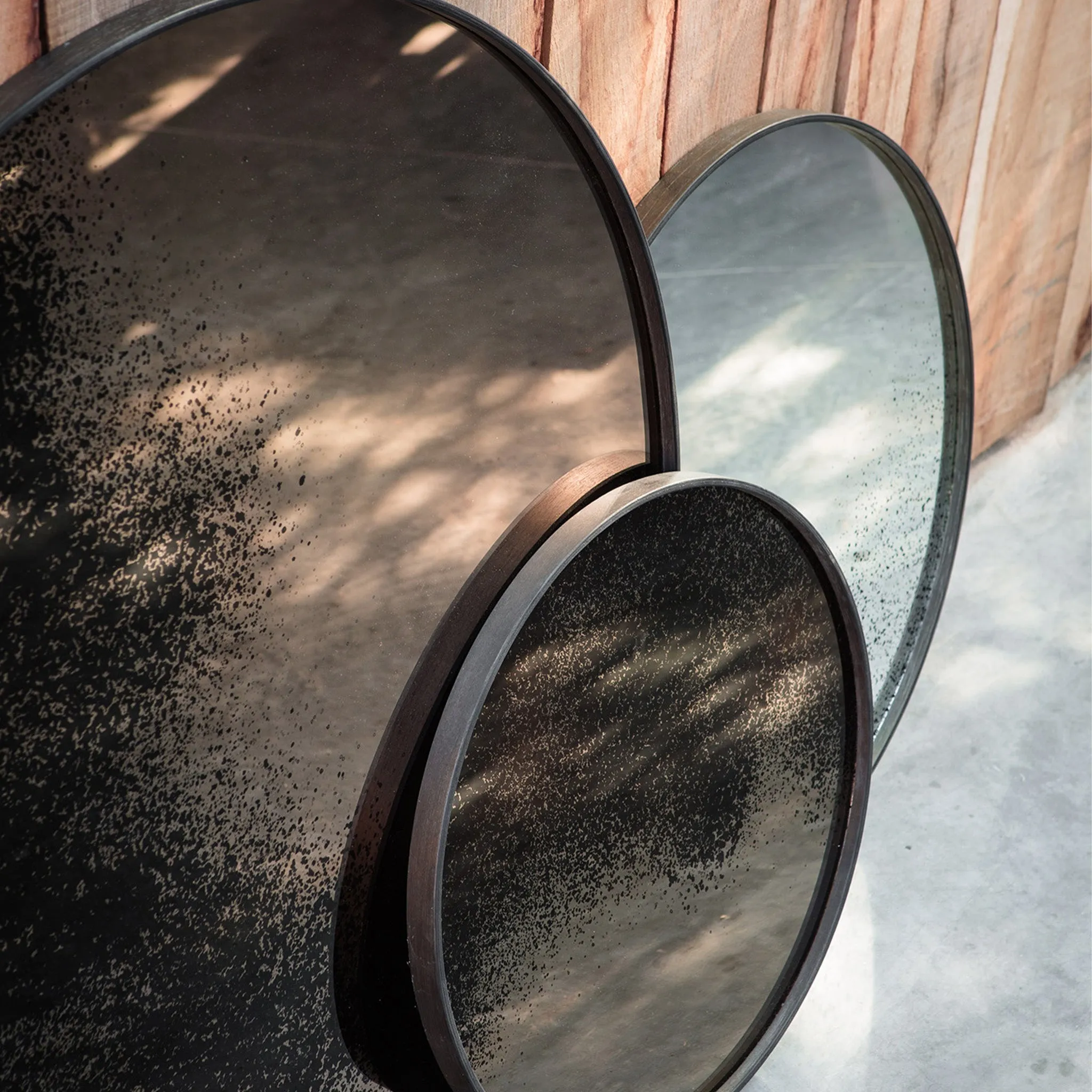 Bronze mirror tray- 19 x 19 x 2
