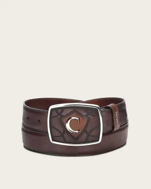 Brown western bovine Belt