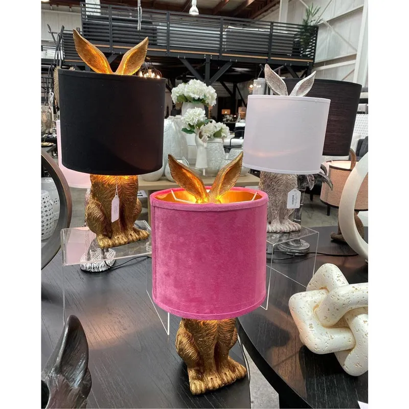 Bunny Lamp - Black (43cm)