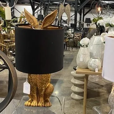 Bunny Lamp - Black (43cm)