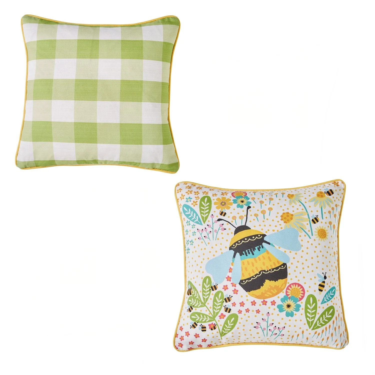 Buzzy Bee Outdoor Cushion (43cm x 43cm)
