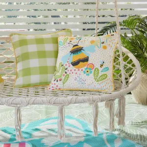 Buzzy Bee Outdoor Cushion (43cm x 43cm)