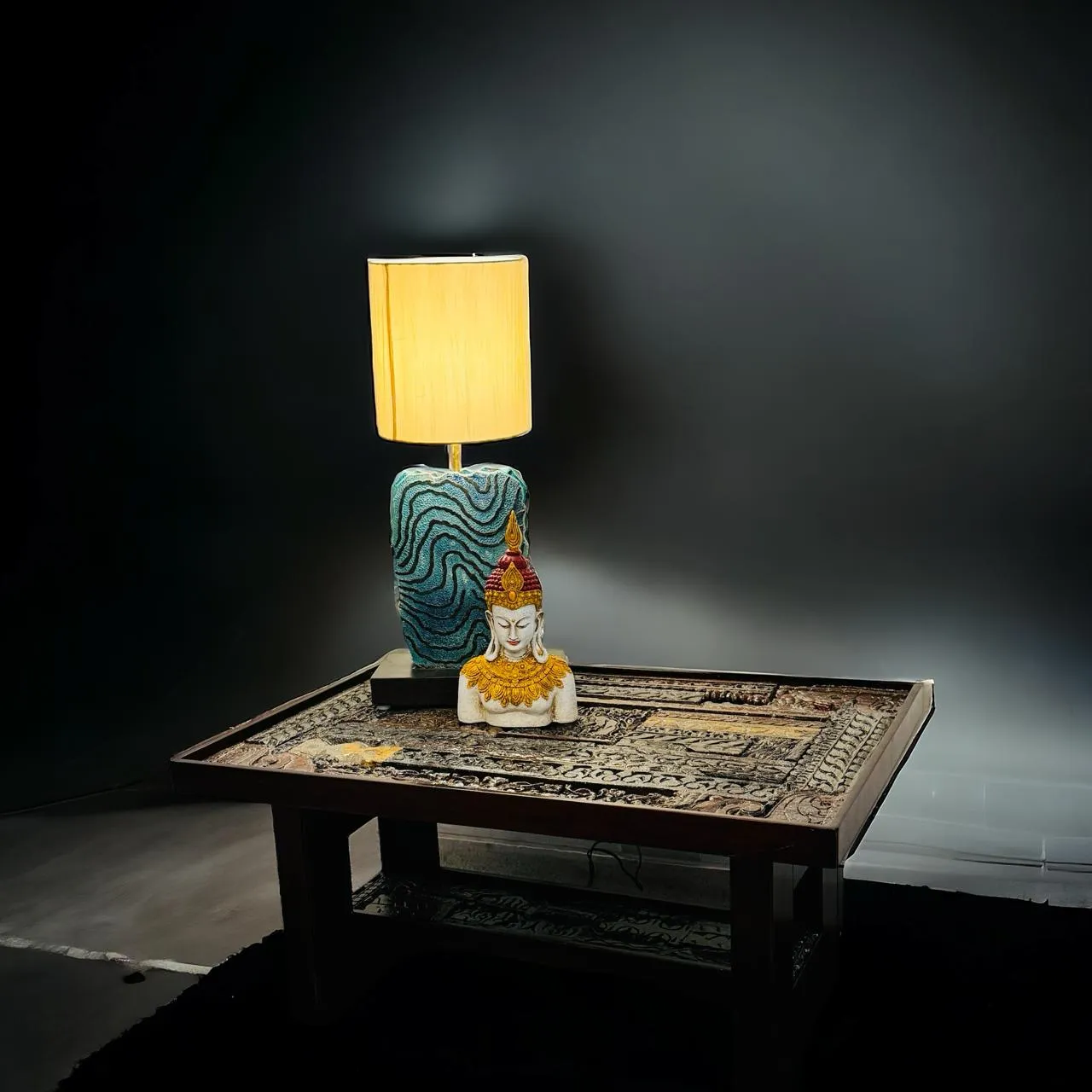 Carved centre table : Daksh 2