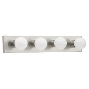 Center Stage Four-Light Bathroom Vanity Fixture
