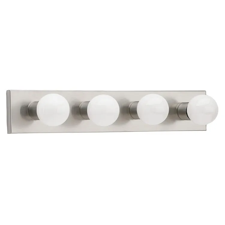 Center Stage Four-Light Bathroom Vanity Fixture