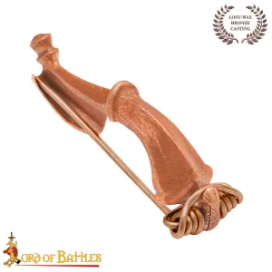 Classic Bronze Fibula with Bronze Pin