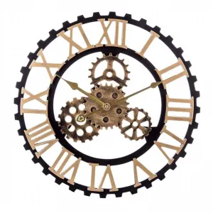 Clock Steampunk Wood Worked