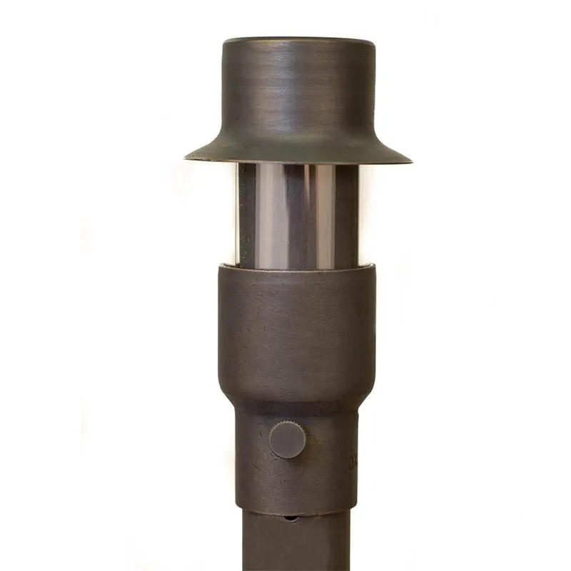 CopperMoon CM.500-20 12V Copper 2 1/2" 180 Directional Path Light Top, 20" Copper Stem With Stake