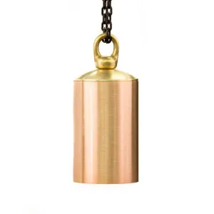 CopperMoon CM.610 12V Copper & Brass Round Hanging Pendant Light