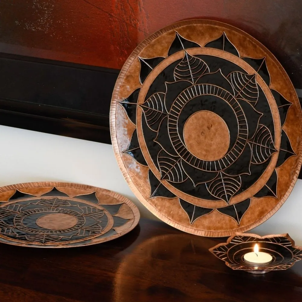 Deeva Copper Wallplate