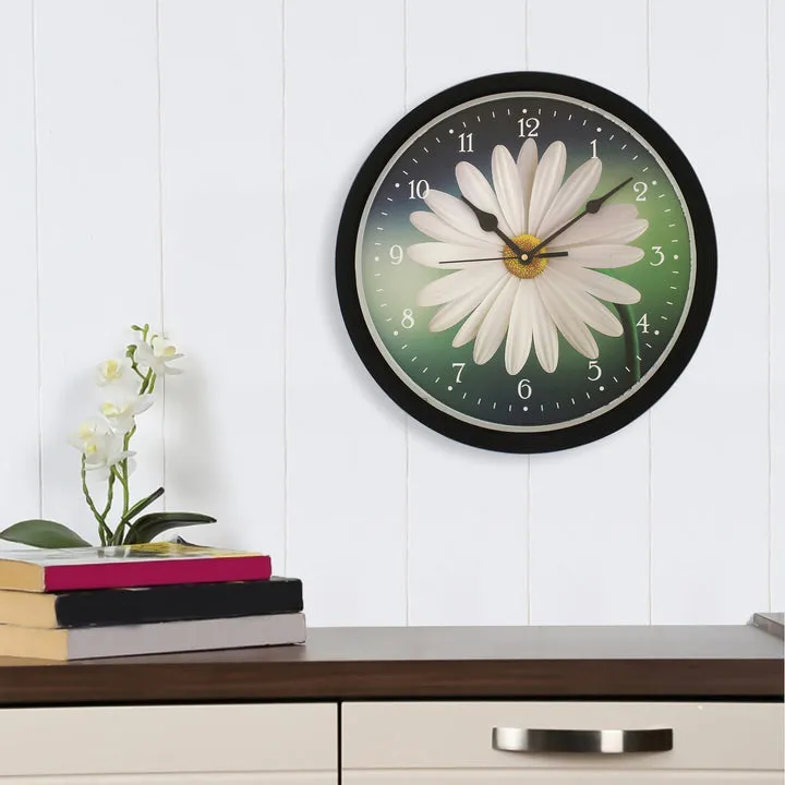 Designer Round Analog Black Wall Clock