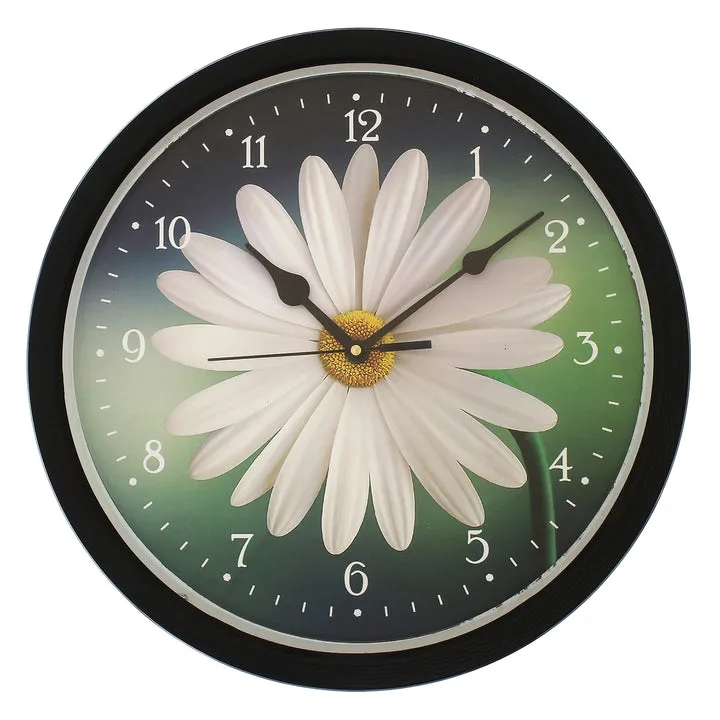 Designer Round Analog Black Wall Clock