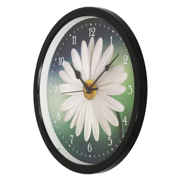 Designer Round Analog Black Wall Clock
